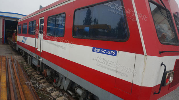 山西某鐵路部門(mén)從我司訂制軌道車尾氣處理設(shè)備